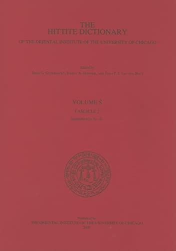 Stock image for The Hittite Dictionary of the Oriental Institute of the University of Chicago. Volume S fascicle 2 for sale by Dorothy Meyer - Bookseller