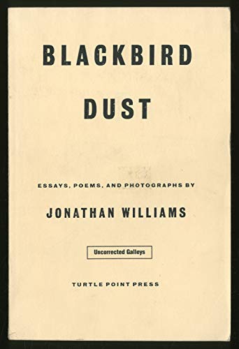 Beispielbild fr Blackbird Dust zum Verkauf von SecondSale