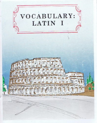 9781886061101: Vocabulary: Latin I