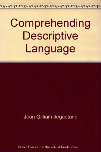 9781886143333: Comprehending Descriptive Language