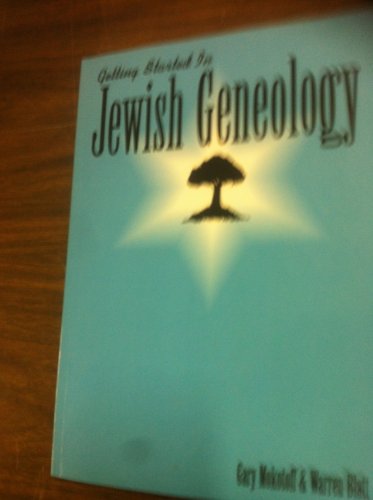 Stock image for Getting Started in Jewish Genealogy for sale by HPB-Red