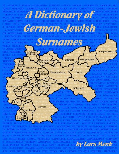 A Dictionary of German-Jewish Surnames - Menk, Lars