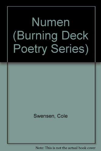 Numen (Burning Deck Poetry Series) (9781886224001) by Swensen, Cole