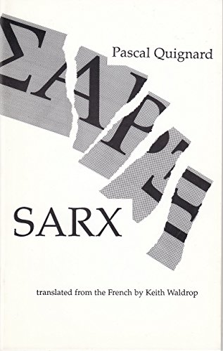 Imagen de archivo de Sarx (Serie d'Ecriture Supplement No. 2) a la venta por Harry Alter