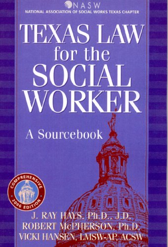 Imagen de archivo de Texas Law for the Social Worker: A Sourcebook a la venta por HPB-Red