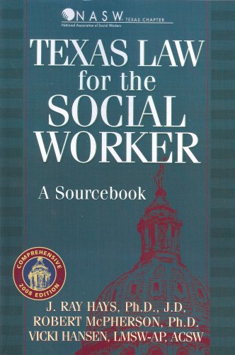 Stock image for Texas Law for the Social Worker for sale by HPB Inc.