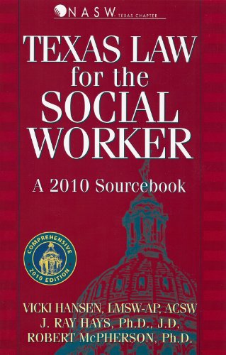 Stock image for Texas Law for the Social Worker (2010) for sale by ThriftBooks-Dallas