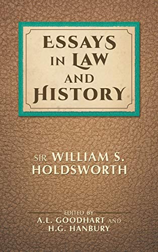 9781886363137: Essays In Law And History