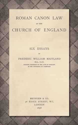 Imagen de archivo de Roman Canon Law in the Church of England: Six Essays a la venta por Sunny Day Books