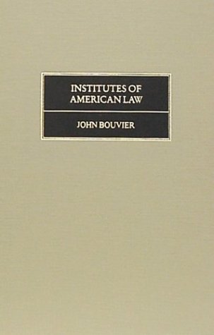 Beispielbild fr Institutes of American Law (1880): Institutes of American Law (2 Volume Set) zum Verkauf von Books From California