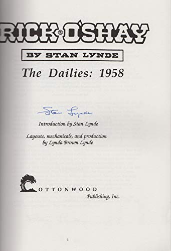 Imagen de archivo de Rick O'Shay: The Dailies : 1958 a la venta por HPB-Diamond