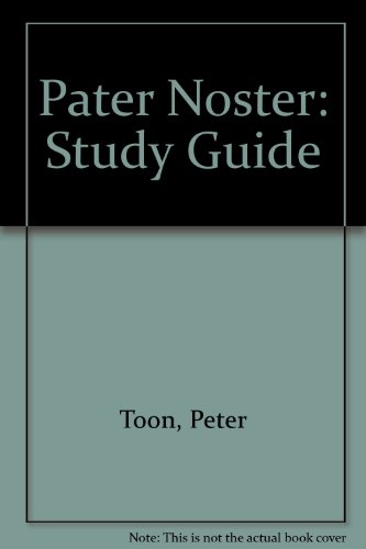 9781886412095: Pater Noster: Study Guide