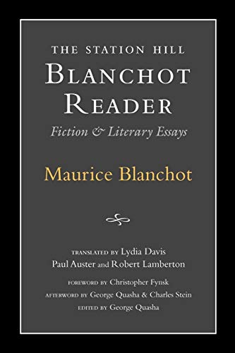 Stock image for Station Hill Blanchot Reader Essays and Fiction for sale by PBShop.store US