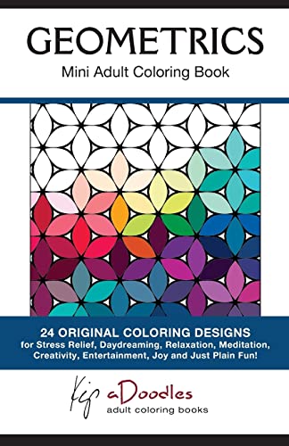 Imagen de archivo de Geometrics : Mini Adult Coloring Book a la venta por Save With Sam