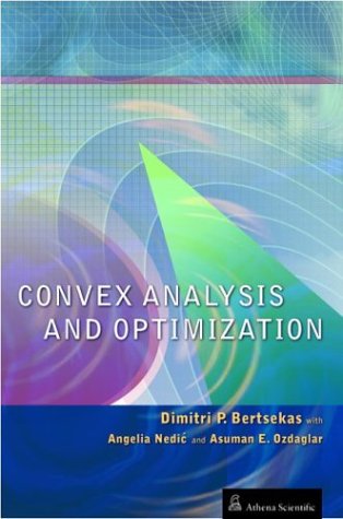 Imagen de archivo de Convex Analysis and Optimization a la venta por Better World Books Ltd