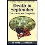 Beispielbild fr Death in September: The Antietam Campaign (Civil War Campaigns and Commanders) zum Verkauf von Bookmonger.Ltd