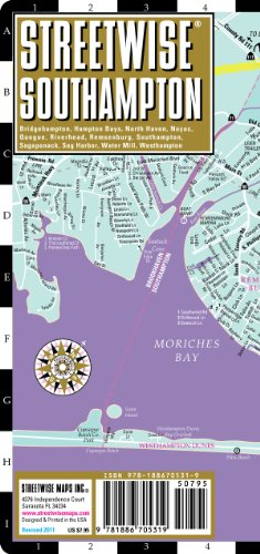 Streetwise Southampton Map - Laminated City Street Map of Southampton, New York (9781886705319) by Streetwise Maps