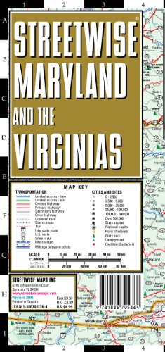 9781886705364: Streetwise Maryland and Virginias (Streetwise S.)