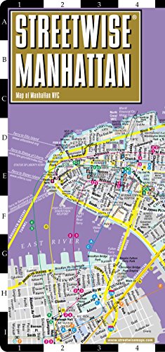 Stock image for Streetwise Manhattan Map - Laminated City Street Map of Manhattan, New York - Folding pocket size travel map with subway map, bus map for sale by Half Price Books Inc.