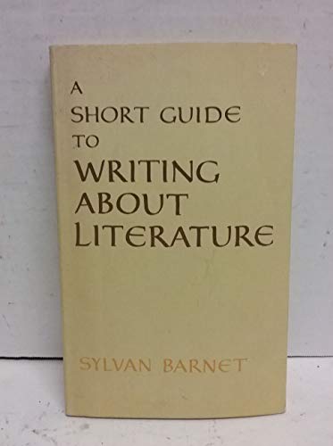Stock image for A Short Guide to Writing About Literature for sale by GF Books, Inc.