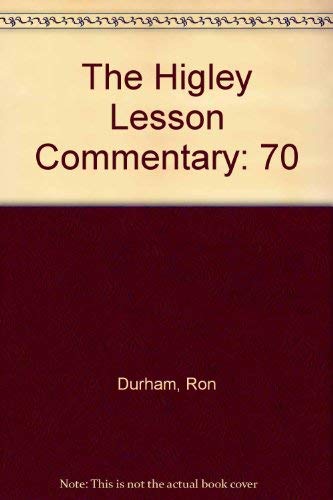 Imagen de archivo de Higley Lesson Commentary 2002-2003 (Higley Commentary) a la venta por Wonder Book