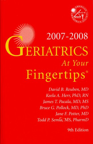 Imagen de archivo de 2007-2008 Geriatrics At Your Fingertips a la venta por Ergodebooks