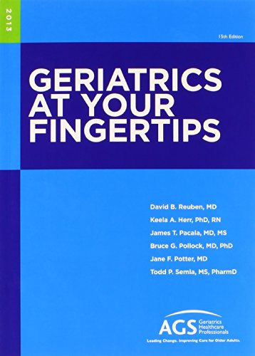 Imagen de archivo de Geriatrics at Your Fingertips a la venta por BookHolders