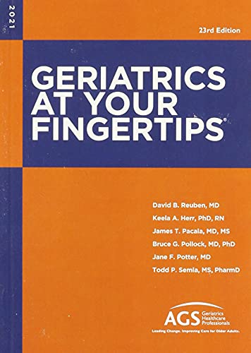 Stock image for Geriatrics at Your Fingertips 2021: Book Only for sale by Ergodebooks