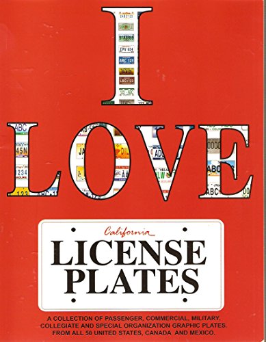 Beispielbild fr I Love License Plates zum Verkauf von Wonder Book