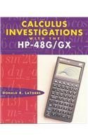 Stock image for CALCULUS INVESTIGATIONS with the HP-48G/GX for sale by BOOKWEST