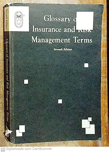 Stock image for Glossary of Insurance and Risk Management Terms for sale by HPB-Movies