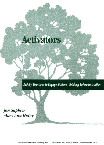 Stock image for Activators: Activity Structures to Engage Student's Thinking Before Instruction for sale by SecondSale