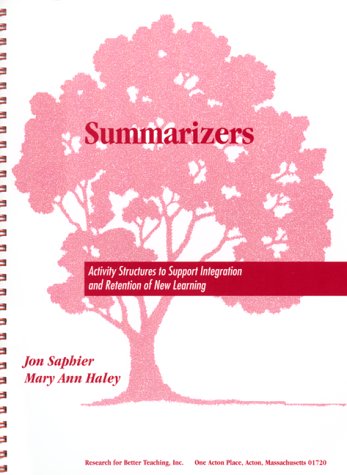 Stock image for Summarizers : Activity Structures to Support Integration and Retention of New Learning for sale by Better World Books