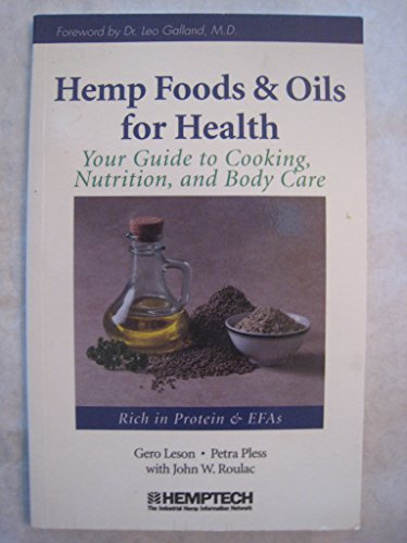 Imagen de archivo de Hemp Foods and Oils for Health a la venta por SecondSale