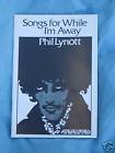 9781886894822: Philip Lynott: Songs for While I'm Away