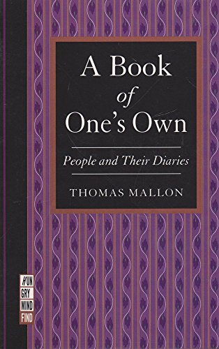 9781886913028: A Book of One's Own: People and Their Diaries (Hungry Mind Find)