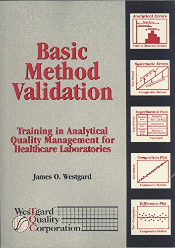 Basic Method Validation: Training in Analytical Quality Management for Healthcare Labor (9781886958128) by James O. Westgard