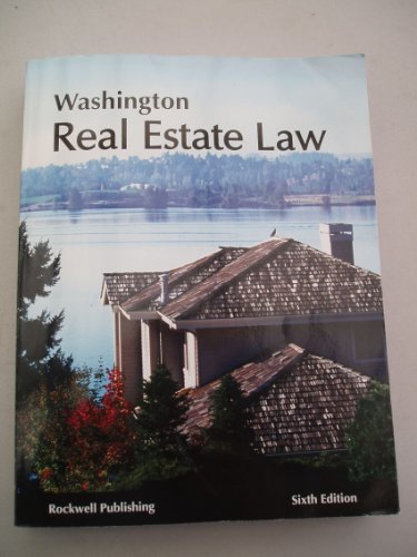 Beispielbild fr Washington Real Estate Law (Sixth Edition-2010) zum Verkauf von Irish Booksellers