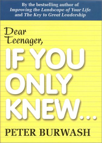 Imagen de archivo de Dear Teenager : If You Only Knew. a la venta por Better World Books