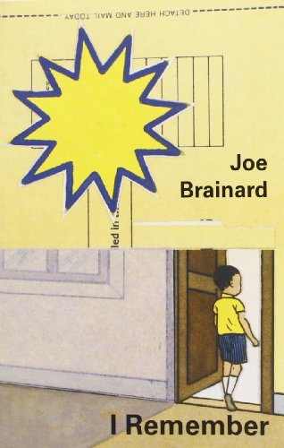 9781887123488: Joe Brainard: I Remember /anglais