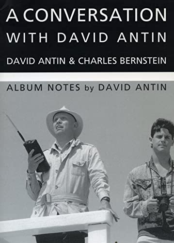 Imagen de archivo de A Conversation with David Antin a la venta por ThriftBooks-Atlanta