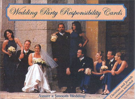 9781887169172: Wedding Party Responsibility Cards
