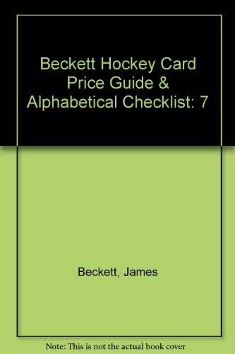 9781887432306: Beckett Hockey Card Price Guide & Alphabetical Checklist: 7