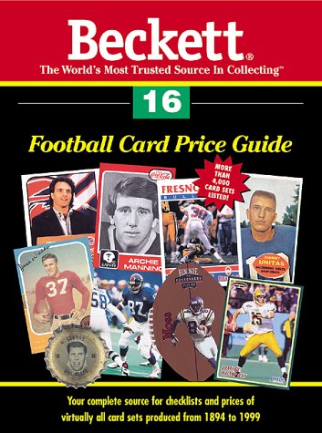 Beispielbild fr Beckett Football Card Price Guide zum Verkauf von ThriftBooks-Atlanta