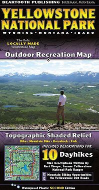 9781887460149: Yellowstone National Park Recreation Map