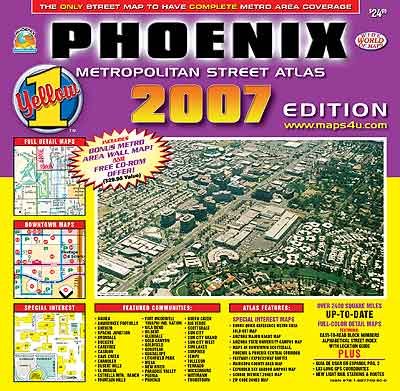 Imagen de archivo de Phoenix Metropolitan Street Atlas 2007 a la venta por ThriftBooks-Atlanta