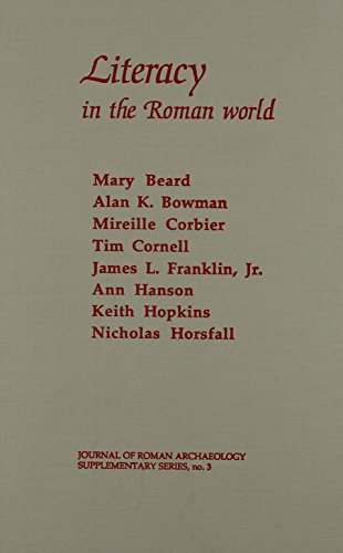 9781887829038: Literacy in the Roman World (JOURNAL OF ROMAN ARCHAEOLOGY SUPPLEMENTARY SERIES)