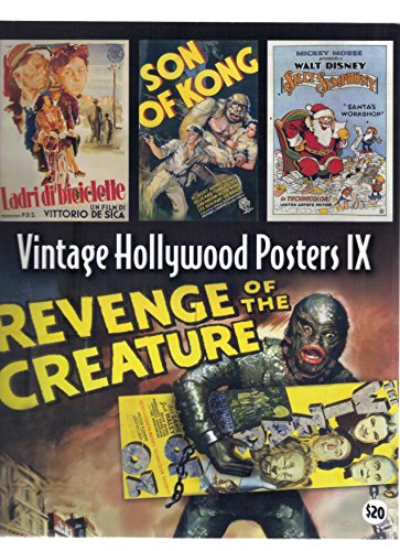 Beispielbild fr Vintage Hollywood Posters IX Book 9 zum Verkauf von HPB Inc.