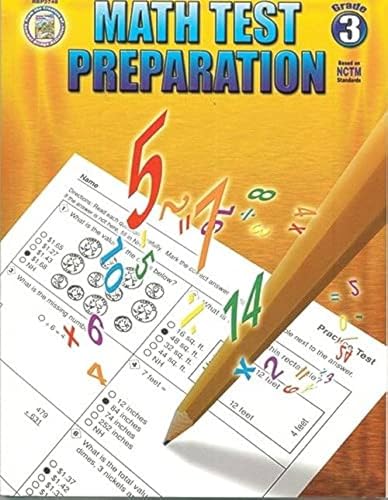 Math Test Preparation: Grade 3 (9781887923743) by Chapman, Carolyn