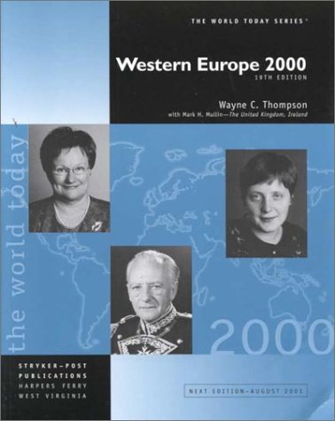 Imagen de archivo de Western Europe 2000 (World Today Series) a la venta por Wonder Book